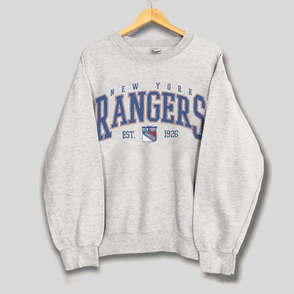 Vintage New York Rangers Sweatshirt, Vintage NHL Rangers Hockey Unisex Shirt Tee